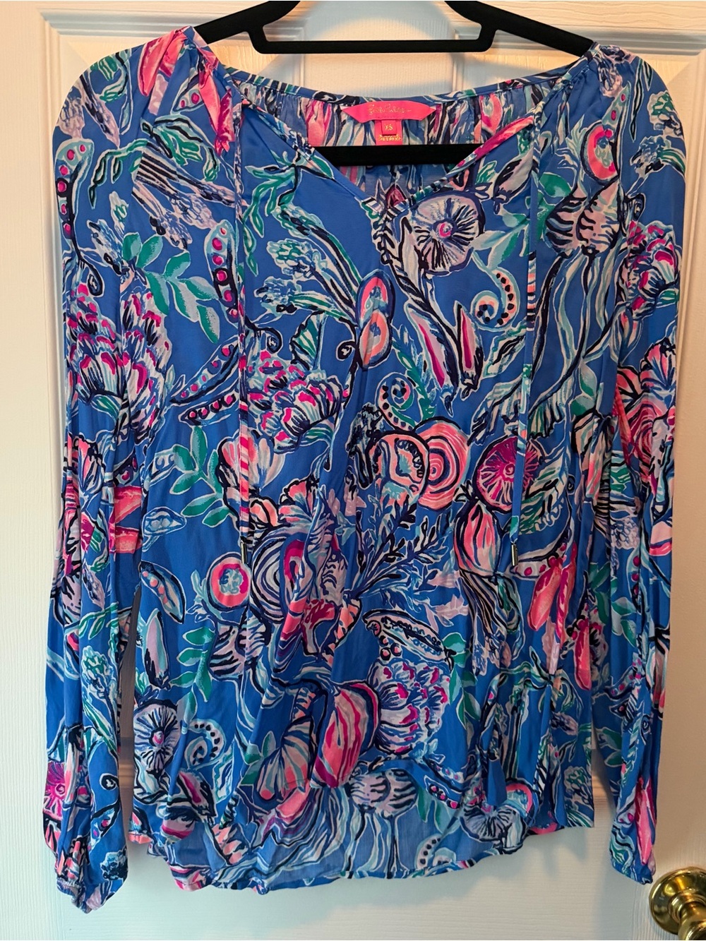 Lilly Pulitzer Top vegetable print